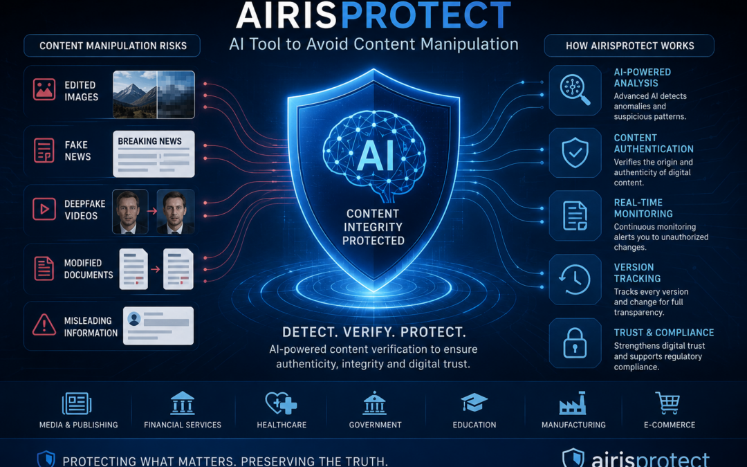 airis:protect: An AI Tool to Prevent Content Manipulation and Strengthen Digital Trust