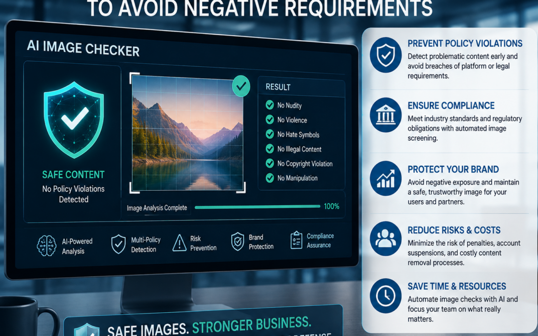 The Use of an AI Image Checker to Avoid Negative Requirements.