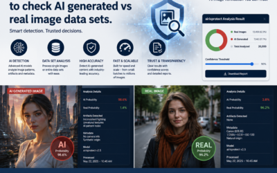 Using airis:protect to Check AI-Generated vs. Real Image Datasets.