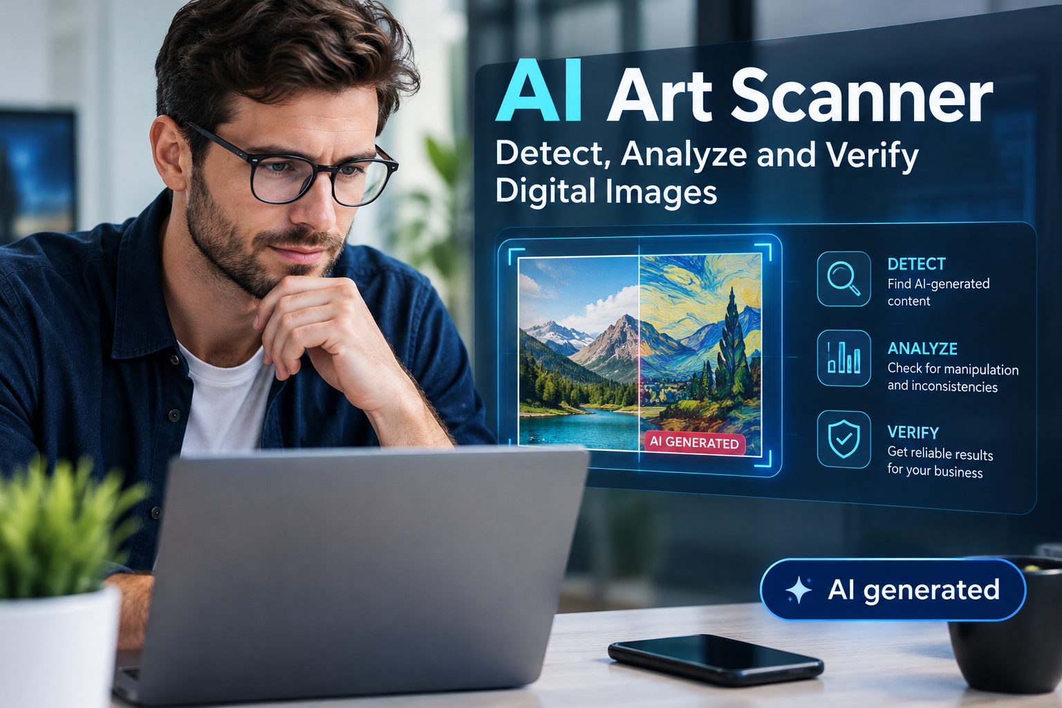 AI art scanner